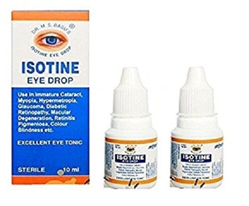 Eye Drops ISOTINE Plus Organic Herbal USA Official Cataract - Foto 11
