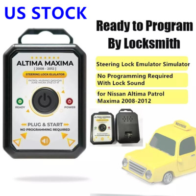 Steering Lock Emulator Simulator For Nissan Altima Patrol Maxima 2008 2009- 2012