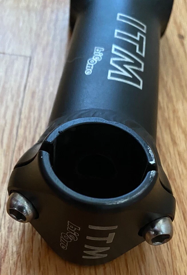 RARE ITM Big One 120mm Road Stem 1-1/8 in Steerer 25.8-26.0 mm Clamp Black - Image 4 of 4