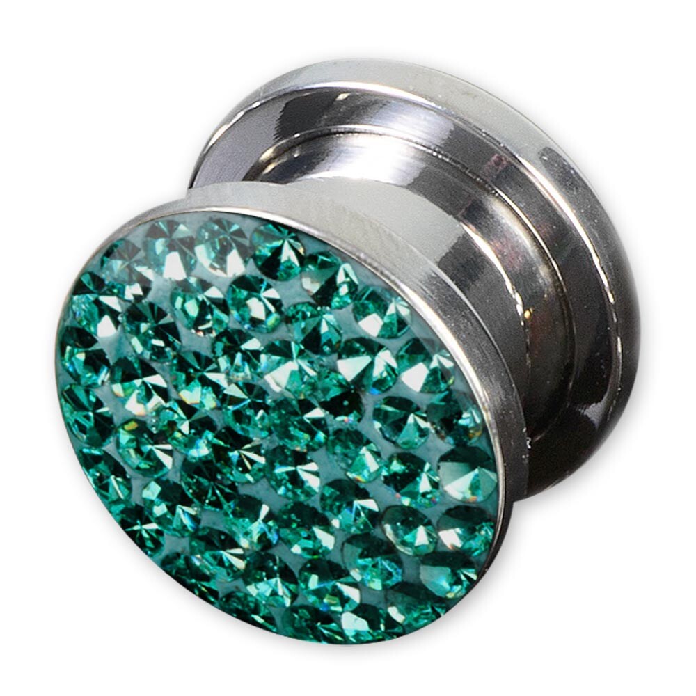 FLESH TUNNEL PLUG Piercing Impronte Orsetto Acciaio 2 3 4 5 6 8 10 - Foto 6