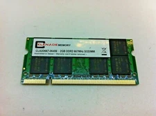 Genuine Elenadememory 2GB CLS2D667-06456B OEM Dell HP SONY Laptop Memory RAM 194