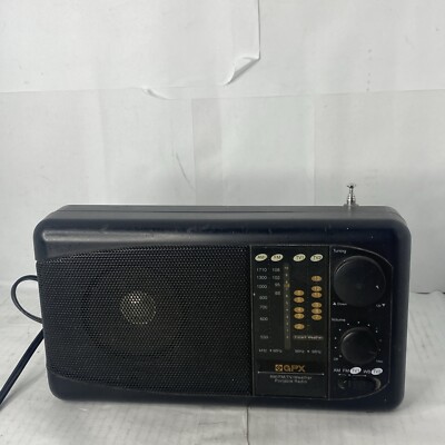 Vintage GPX Gran Prix A350 AM/FM/TV/Weather Portable Radio Tested And Works