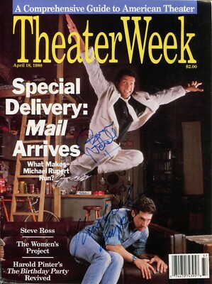 Brian Stokes Mitchell Michael Rupert Mail Broadway Signed Autograph Mag Photo