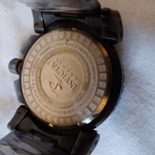 INVICTA RESERVE OCEAN HAWK QUARZUHR - SCHWARZ, METALLGEHÄUSE MIT SCHWARZ - Bild 7 von 12