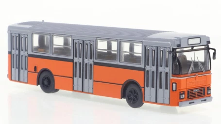 MODELLINO STATICO BREKINA FIAT 418 AL AUTOBUS 1976 GRIGIO-ARANCIO SCALA 1:87 - Immagine 2 di 4