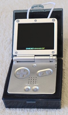Nintendo GBADVSPA Game Boy Advance SP - Silver for sale online