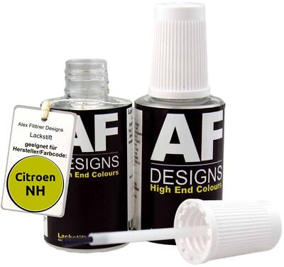 Lackstift für Citroen NH Hello Yellow schnelltrocknend 2x20ml Autolack