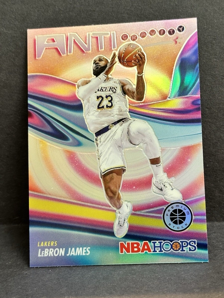 2023-24 Hoops Premium Stock LeBron James ##2 Anti Gravity Silver