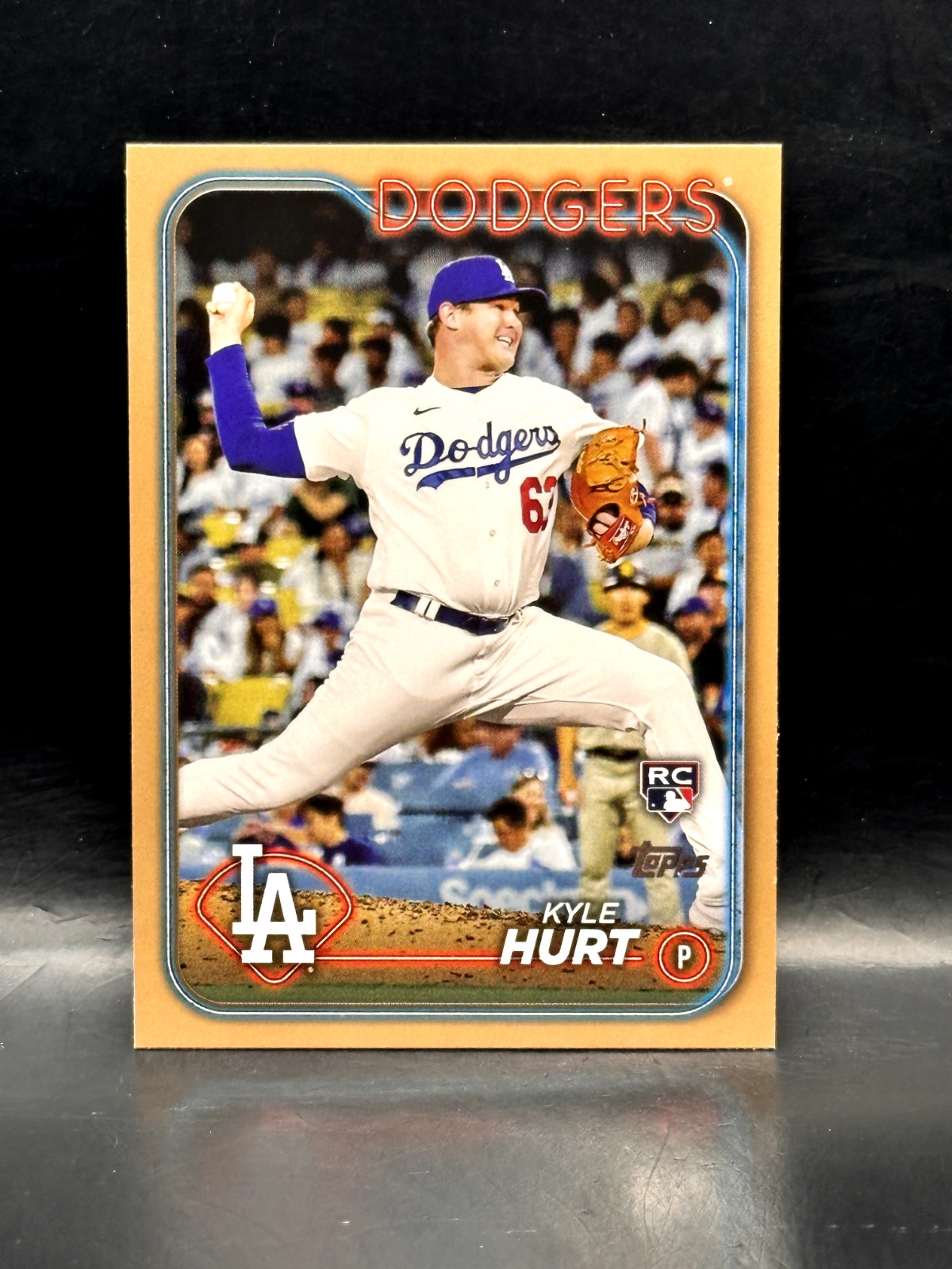 2024 Topps series 2 KYLE HURT (RC) gold parallel 384/2024 Dodgers rookie