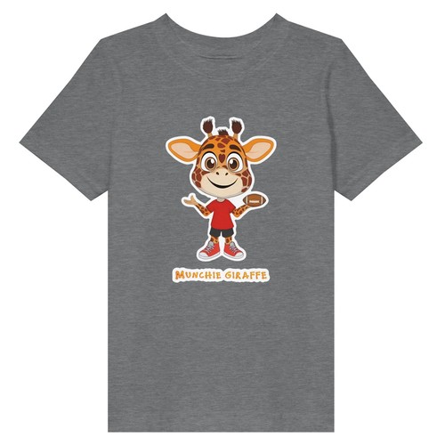 Munchie Giraffe Football Toddler Fine Jersey T-Shirt - Picture 15 of 31
