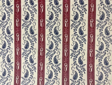 Fat Quarter VINTAGE NOS Laura Ashley 100% Cotton Paisley Fabric
