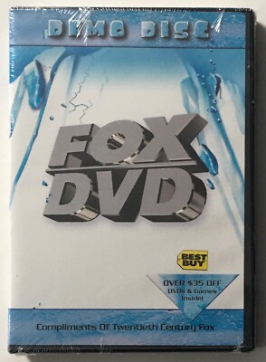 Best Buy FOX Demo Disc #2 (DVD, 2002) Ice Age, Planet Of The Apes, Moulin Rouge