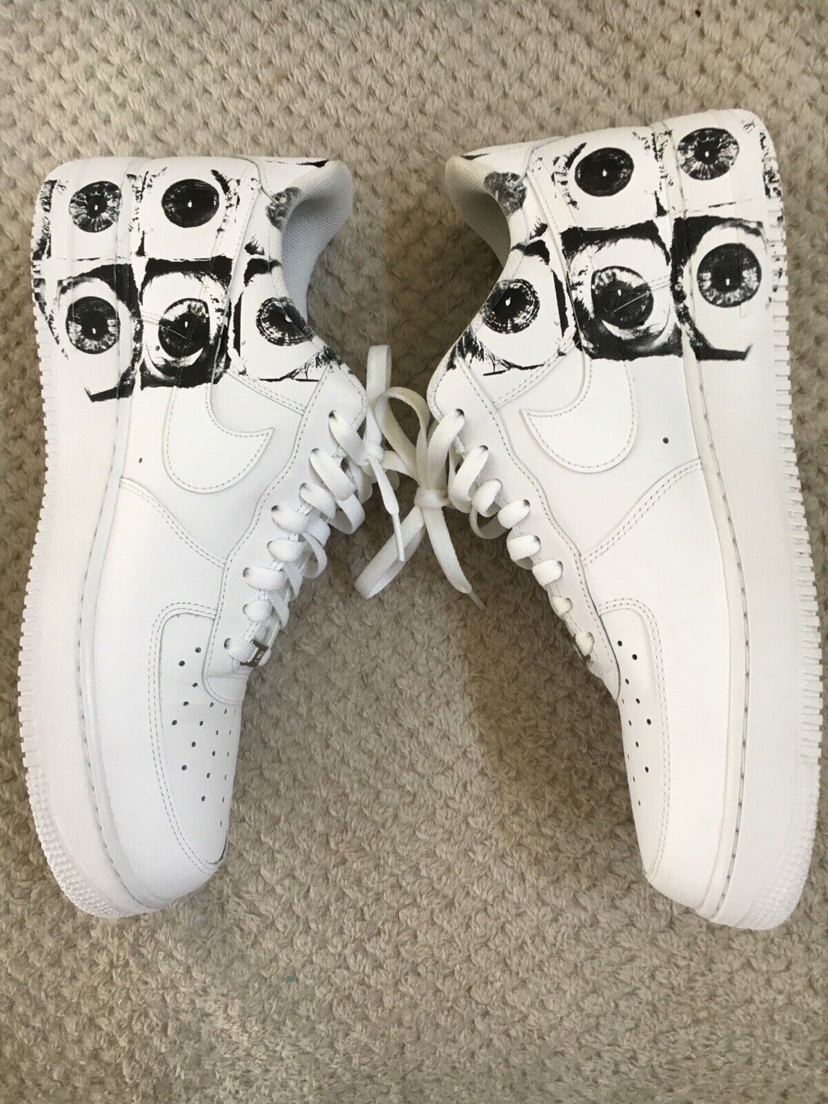 Supreme x Nike Air Force 1 Comme Des Garçons Size 9 923044-100