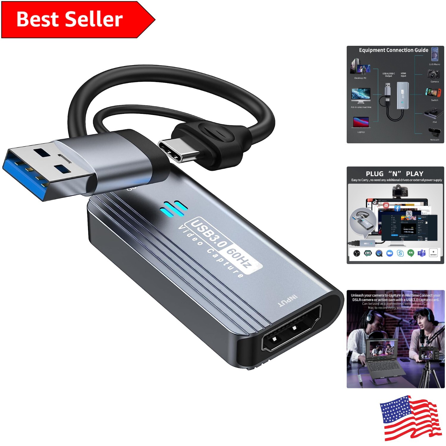 Capture Card Connect Nikon Camera To Mac Elgato Cam Link 4K JB Hi-Fi
