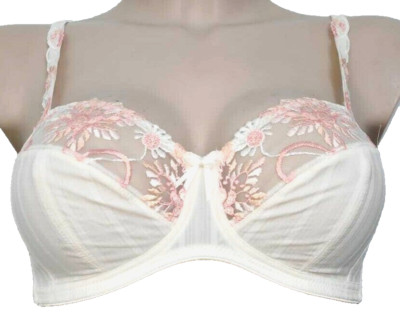 Felina Conturelle Fashion 80372 Soft BH Gr.75C UK34C Bestickt Vanille Rose