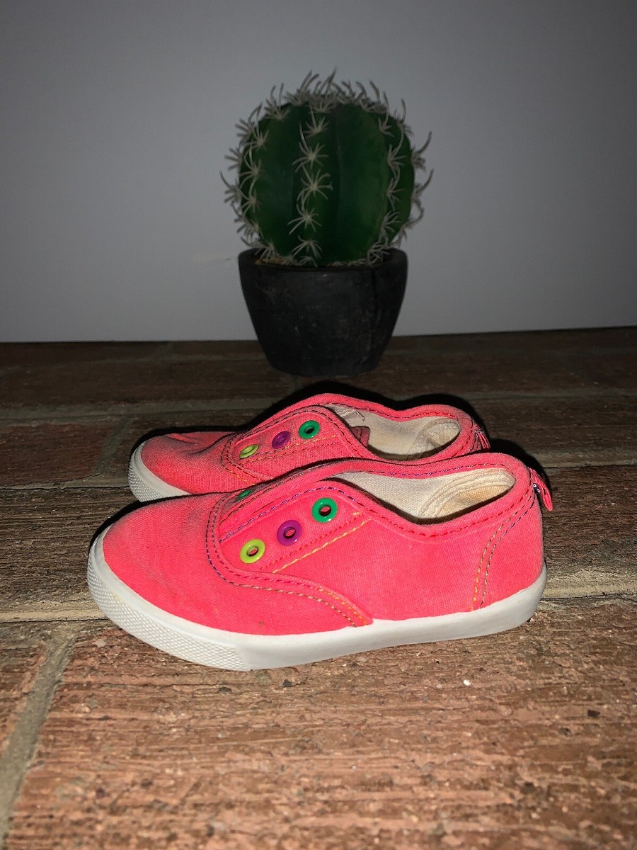 Faded Glory Hillary Converse All Star Canvas Sneakers Girl Sz