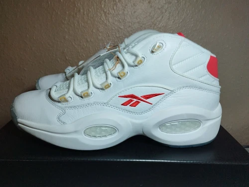 Neu Reebok Größe 43  Question Mid White  Leather