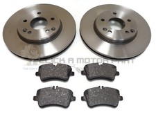 MERCEDES C CLASS W203 C203 C200 C220 CDi FRONT BRAKE DISCS & MINTEX PADS SET NEW