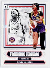 Rickea Jackson Los Angeles Sparks 2025 Donruss FRANCHISE FEATURES WNBA #8