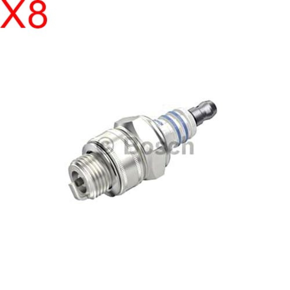 BOSCH Spark Plug x8 Petrol 0242215801