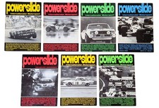 7x POWERSLIDE Motorsport Magazin Sammlung 1968 1969 1971 1972