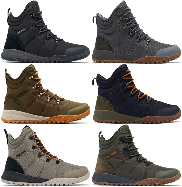 Columbia Fairbanks Waterproof Insulated Athletic Sneakers Boots