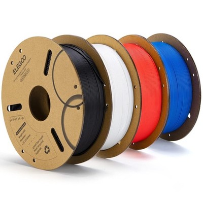 PLA Filament 1.75mm 4 Color 4KG ELEGOO Bundle