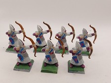 Warhammer Fantasy HIGH ELF ARCHERS (7) 4th Edition Monopose GW Citadel OOP Rare