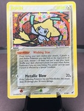 Pokemon TCG Jirachi 9/107 EX Deoxys - Reverse Holo Rare Stamped Rare Holo Bleed on eBay