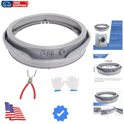 #ad WM3270CW WM3500CW 00 WM3700HVA 00 Door Gasket Compatibile with LG Front Load ... $94.39