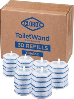 ToiletWand Disposable Toilet Cleaner Refills, 30 Count, Kills 99.9% of Germ and