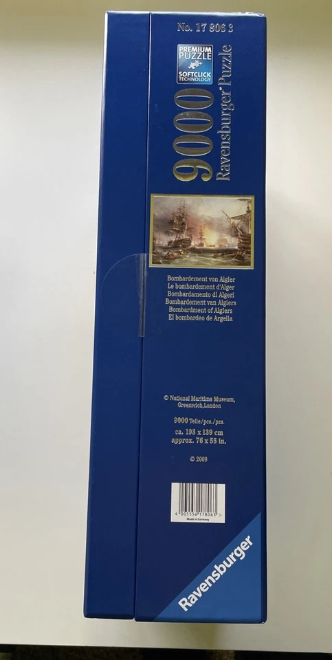 NEW Ravensburger BOMBARDMENT OF ALGIERS 9000 Piece Deluxe Jigsaw Puzzle Sealed - Image 2 of 2
