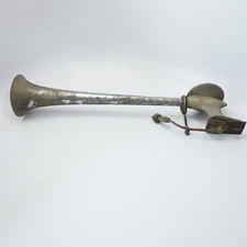 Vintage 24" Air Horn W/Bracket Boat Semi Blasters Pneumatic TESTED