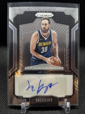 2024-25 Prizm #PNM-JYH Jay Huff  Penmanship Auto - Memphis Grizzlies