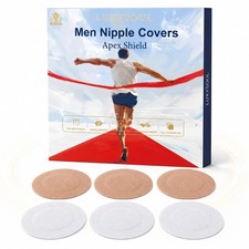 LUXYSOUL Nipple Covers for Men,100PCS Long Lasting Mens Nipple Covers No Show...