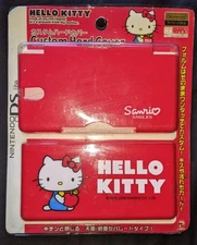 Hello Kitty Nintendo DS Red Custom Hard Cover Original Package 
