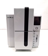 Card@Once No Keys Evolis PRIMACY Precision Card Printer Power Tested Read
