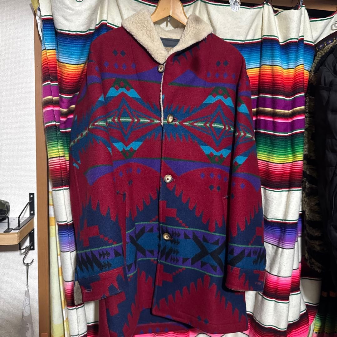 Pendleton Native Pattern Blanket Jacket Men's Vin… - image 1