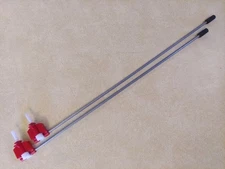 Set of 2 Stiga Play Off Hockey TableTop Control Rod Right Defenseman Stanley Cup