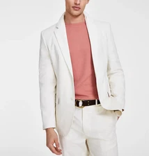 Nautica Men's Modern-Fit Seasonal Cotton Stretch 2-Piece Suit