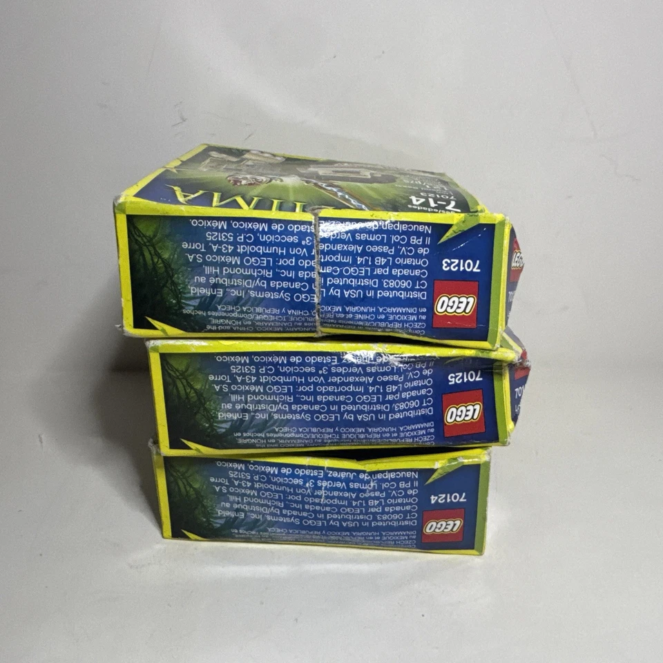 LOT OF 3 Lego Chima 70125,70124,70123 Legend -BEAST  NEW Sealed - Image 3 of 4