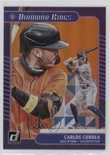 2021 Panini Donruss Diamond Kings Holo Orange Carlos Correa #12 n1u