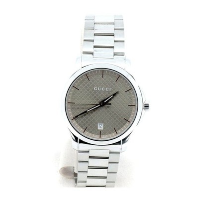 Gucci G-Timeless 126.4 Herren Quarz goldfarbene SS Uhr 40 mm aus Japan