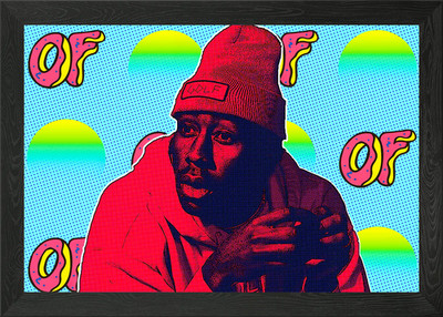 Tyler, der Schöpfer - Golf Wang Gerahmtes Wandbild Poster Leinwanddruck Bild