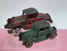 AC Williams Cast Iron Pierce Arrow Coupe & Austin Cars