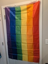 Rainbow LGBTQ Banner Flag 3' X 5' 254