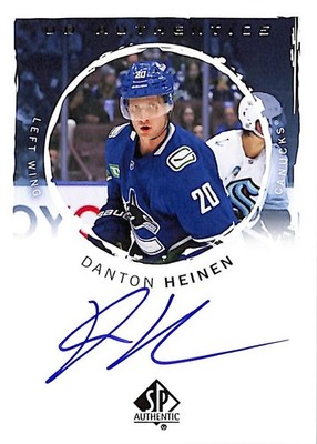 2024-25 Upper Deck SP Authentic UD Authentics Danton Heinen Auto #UDA-DH