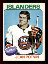 1975-76 O-Pee-Chee #36 Jean Potvin EXMT