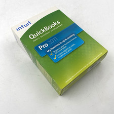 Intuit QuickBooks Pro 2011 Small Business Accounting Software w/ License Key