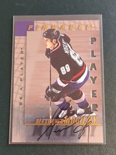 1997-98 Pinnacle Be A Player Autograph Die-Cut Silver SP Alexander Mogilny Rare!
